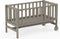Geuther Co-Sleeper, Aanschuifbed, Wieg - Met Wielen - 45x90 cm - Babybedje tot 9 kg - Massief beukenhout - Taupe