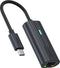 Rapoo USB-C Adapter, USB-C naar Gigabit LAN, grijs