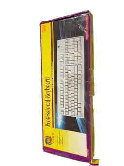 e-tech ultra thin professional keyboard - wit