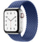 Gevlochten nylon bandje voor de Apple Watch Series 1-9 / SE / Ultra (2) - 42/44/45/49 mm - Blauw