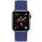 Gevlochten nylon bandje voor de Apple Watch Series 1-9 / SE / Ultra (2) - 42/44/45/49 mm - Blauw