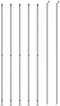 vidaXL - Gaashek - met - flens - 2x10 - m - zilverkleurig