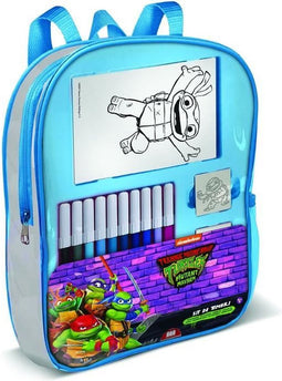 Gevulde rugzak - MULTIPRINT - 24884 - 4 Ninja Turtles-postzegels
