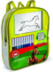 Gevulde rugzak - MULTIPRINT - 24895 - 4 Les Chevaux-zegels