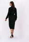 Na-kd Buttoned Midi Dress - Midi jurk met split - Zwart