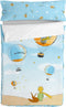 Gewatteerd beddengoed met ritssluiting HappyFriday Le Petit Prince Montgolfiere Multicolour 105 x 200 cm