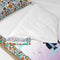 Gewatteerd beddengoed met ritssluiting HappyFriday Mr Fox Nanny Multicolour 105 x 200 cm