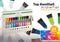 Nassau Fine Art Acrylverf set 24pcs - 22ML Verftubes - 12 pastel kleuren & 12 basis kleuren - hobbyverf
