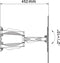 DCU 70100045 - Muurbeugel - Full motion 3 armen - Zwart