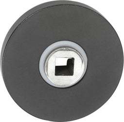 IMPRESSO - ROZET ROND VERDEKT ALU/ZW - Zwart (2 stuks)