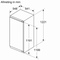 Bosch KIL42VFE0 - Inbouw Koelkast - 187L Koelruimte - Energieklasse E