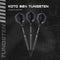 KOTO Sting Black PVD - Steeltip dartpijlen - 90% tungsten 25 gram met grip en dartwallet (3 stuks)