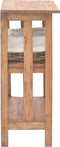 vidaXL - Wandtafel - 69x28x70 - cm - massief - mahoniehout
