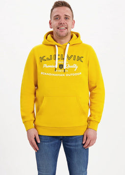 Kjelvik Goya Hoodie - Heren Hoody - Geel