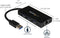 StarTech ST3300GU3B - Draagbare USB 3.0 Hub - 3-poorts met Gigabit Ethernet - Zwart