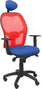 Bureaustoel met hoofdsteun Jorquera P&C ALI229C Blauw