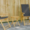 vidaXL - Tuintafel - inklapbaar - Ø - 45x45 - cm - bamboe