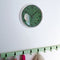 Cabanaz - Wandklok - Retro – Diameter van 30 cm – Pine Green