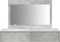 vidaXL - Wandhanger - Kaptafel - Betonnen - Grijs - 100x40x70 - cm
