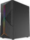 Krux Astral - Tower Behuizing - ATX Micro-ATX Mini-ITX - 1x 120 mm Ventilator - Zwart
