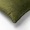 Dutch Decor FINN - Sierkussen 45x45 cm - velvet - effen kleur - Chive - groen - Inclusief binnenkussen