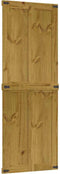 vidaXL - Schuifdeur - CORONA - 80x210 - cm - massief - grenenhout