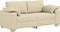 vidaXL - Ligbed - Crème - 140 - cm - Stof