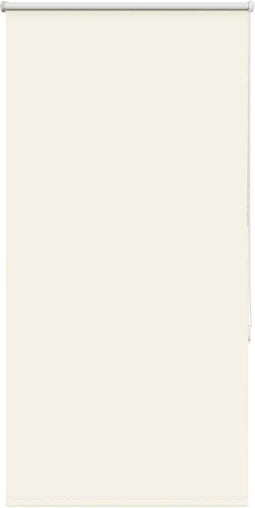 vidaXL - Rolgordijn - verduisterend - gebroken - wit - 85x130 - cm - stofbreedte