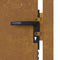 vidaXL - Poort - 105x155 - cm - cortenstaal