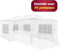 Lifetime Garden Partytent 3x6 M - Tent Paviljoen - 6 Zijwanden met Ramen - Wit