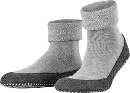 FALKE Cosyshoe - Huissokken - Merinowol met noppen - Grijs 3400