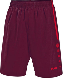 Jako - Shorts Turin - Korte broek Junior Rood - 164 - bordeaux/rood