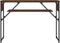 vidaXL - Wandtafel - met - schap - 105x30x75 - cm - bewerkt - hout - bruin - eikenkleur