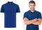 Milanoro - Elegante polo voor heren - Ademend en elastisch - Koningsblauw - XXL