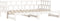 vidaXL - Slaapbank - met - onderschuifbed - 90x200 - cm - massief - grenenhout - wit