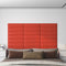vidaXL - Wandpanelen - 12 - st - 1,08 - m² - 60x15 - cm - kunstleer - rood