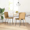 vidaXL - Eetkamerstoelen - 2 - st - fluweel - bruin