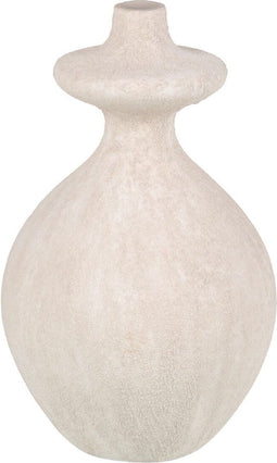 Vaas Crème Keramisch Zand 21 x 21 x 38 cm