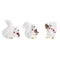 Kerstversiering DKD Home Decor Polyester Eekhoorn (3) (23 x 12 x 23 cm) (3 Stuks)