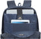Rivacase 8460 - Bulker Notebook Rugzak - Geschikt voor 17.3 Inch Notebooks - Donker Blauw