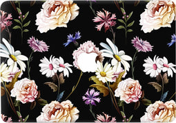 Lunso Geschikt voor MacBook Air 13 inch (2010-2017) vinyl sticker - Flower Bouquet