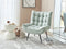 Fauteuil ALVESTA Stof Mintgroen