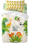 Dekbedovertrek set HappyFriday Mr Fox Wild Multicolour Wieg voor baby's 2 Onderdelen