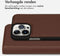 Accezz Hoesje Geschikt voor iPhone 14 Pro Max Hoesje Met Pasjeshouder - Accezz Premium Leather 2 in 1 Wallet Bookcase - Bruin