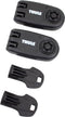 Thule Wheel Strap Locks Fietsendragers Accessoire Black One-Size