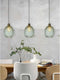 it's about RoMi Hanglamp Venice - Ovaal - Glas - Groen - 18x18x27cm