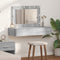 vidaXL - Wandkast-Poutafel - met - LED-verlichting - in - Grijs - Sonoma