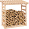 vidaXL - Haardhoutrek - 108x64,5x110 - cm - massief - grenenhout