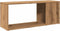 vidaXL - Tv-meubel - 80x24x32cm - bewerkt - hout - artisanaal - eikenkleur