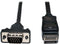Tripp-Lite P581-006-VGA-V2 - DisplayPort naar VGA Kabel - 1,8 m - Zwart